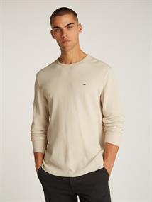 TJM SLIM WAFFLE LS TEE EXT newsprint