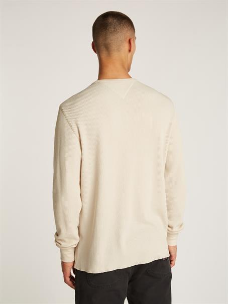 TJM SLIM WAFFLE LS TEE EXT newsprint