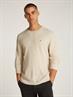 TJM SLIM WAFFLE LS TEE EXT newsprint
