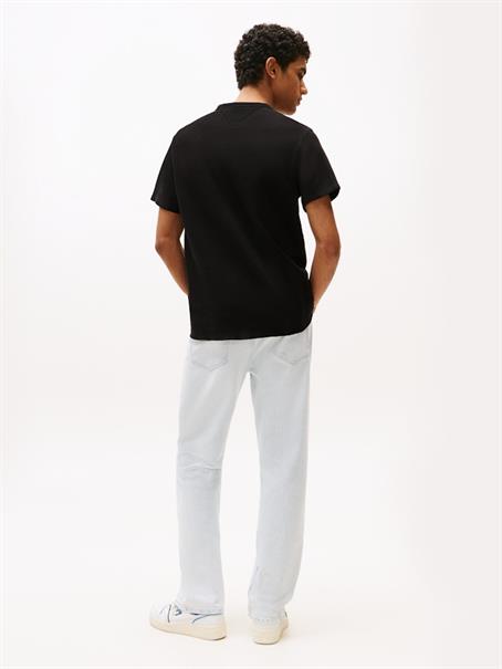 TJM SLIM WAFFLE SCRIPT TEE black