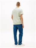 TJM SLIM WAFFLE SCRIPT TEE misty sage