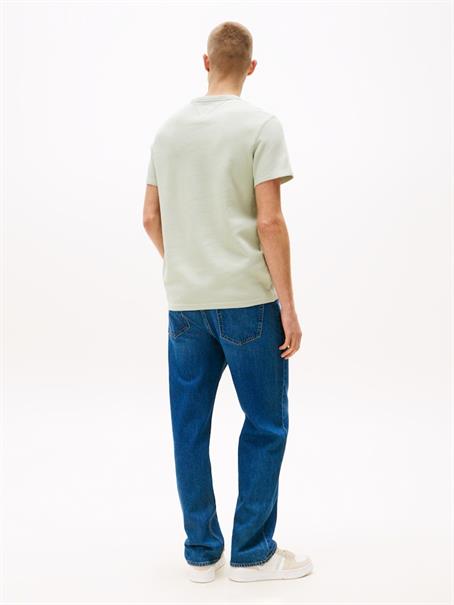 TJM SLIM WAFFLE SCRIPT TEE misty sage