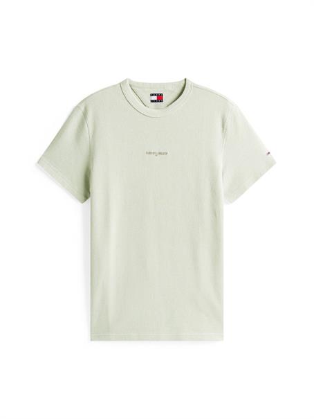 TJM SLIM WAFFLE SCRIPT TEE misty sage