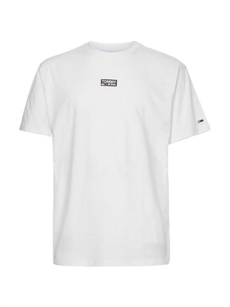 TJM SS BOX CORP LOGO TEE white