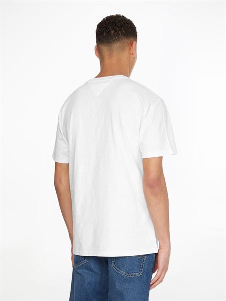 TJM SS BOX CORP LOGO TEE white