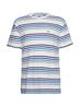 TJM STRIPE CREPE TEE white stripe