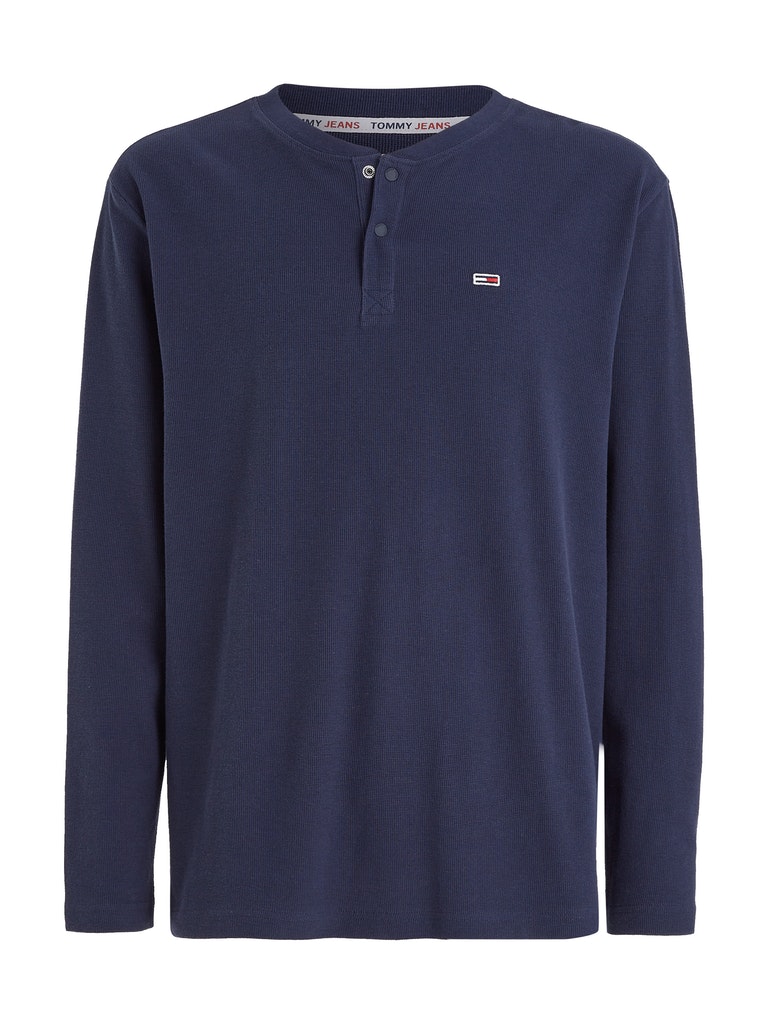 Tommy Jeans Herren Langarmshirt Dm0dm13817 Twilight Navy