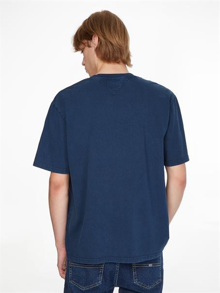 TJM WASHED BADGE TEE twilight navy