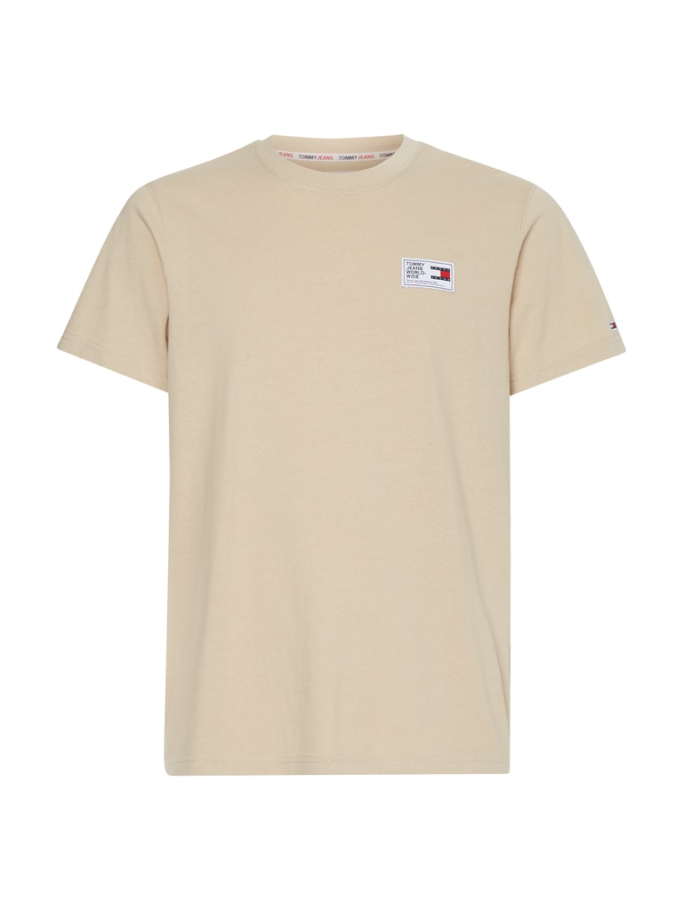 Tommy Jeans Herren T-Shirt Dm0dm13761 Savannah Sand