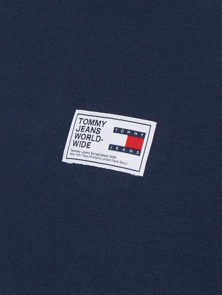 TJM WOVEN LABEL TEE twilight navy