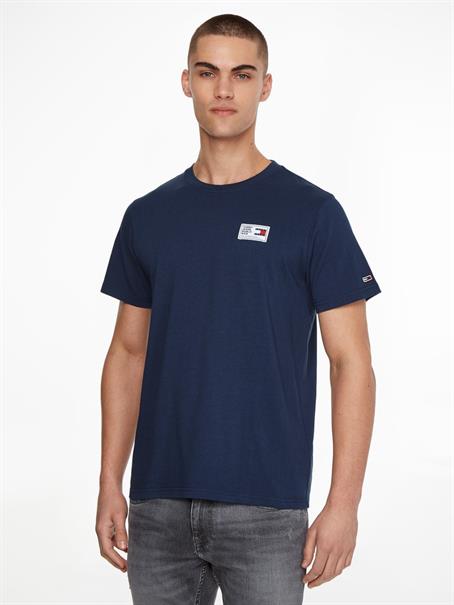 TJM WOVEN LABEL TEE twilight navy