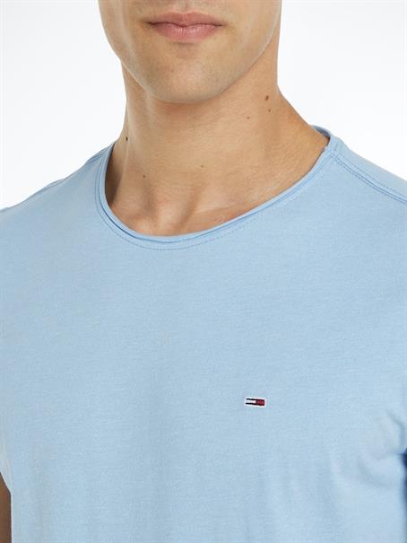 TJM XSLIM JASPE C NECK EXT chambray blue