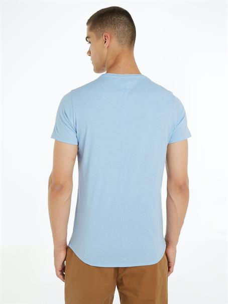 TJM XSLIM JASPE C NECK EXT chambray blue