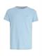 TJM XSLIM JASPE C NECK EXT chambray blue