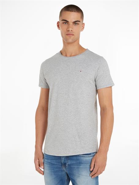 TJM XSLIM JASPE C NECK EXT lt grey htr