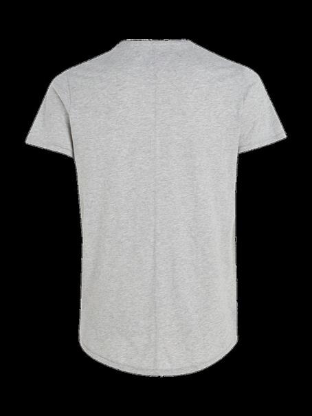 TJM XSLIM JASPE C NECK EXT lt grey htr