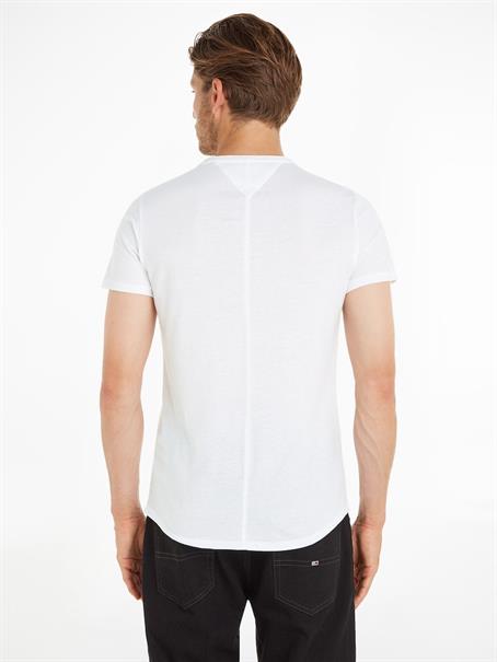 TJM XSLIM JASPE C NECK EXT white