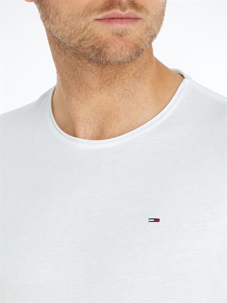 TJM XSLIM JASPE C NECK EXT white