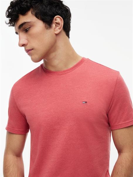 TJM XSLIM JASPE HTR TEE EXT anthem red