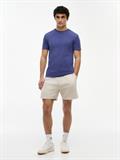 TJM XSLIM JASPE HTR TEE EXT blue storm
