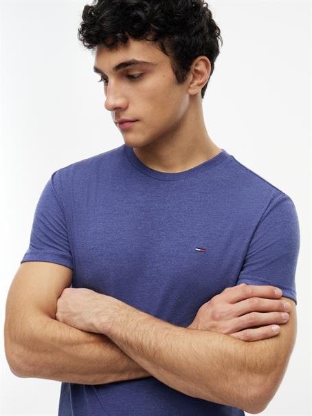 TJM XSLIM JASPE HTR TEE EXT blue storm