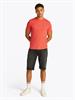 TJM XSLIM JASPE HTR TEE EXT bright vermillion htr