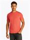 TJM XSLIM JASPE HTR TEE EXT bright vermillion htr