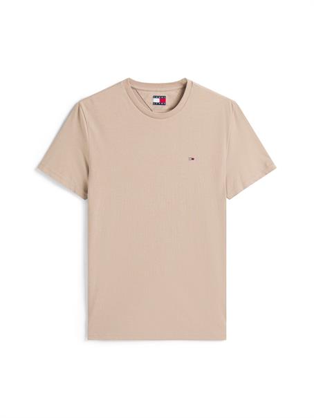 TJM XSLIM JASPE HTR TEE EXT coastal taupe htr