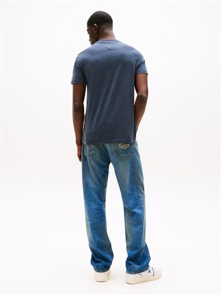 TJM XSLIM JASPE HTR TEE EXT dark night navy htr