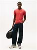 TJM XSLIM JASPE HTR TEE EXT terracotta red htr