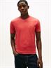 TJM XSLIM JASPE HTR TEE EXT terracotta red htr