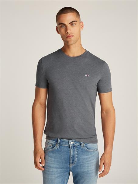 TJM XSLIM JASPE HTR TEE EXT washed black htr