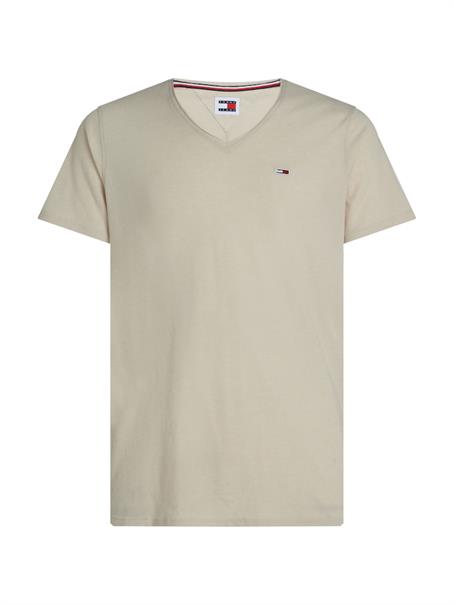 TJM XSLIM JASPE V NECK newsprint