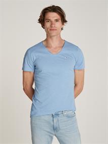 TJM XSLIM JASPE V NECK westside blue