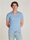 TJM XSLIM JASPE V NECK westside blue