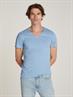 TJM XSLIM JASPE V NECK westside blue