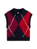 TJW ARGYLE SWEATER VEST dark night navy
