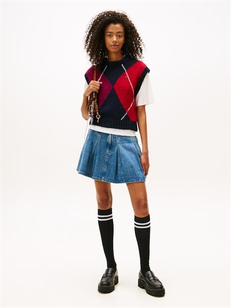 TJW ARGYLE SWEATER VEST dark night navy