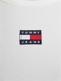 TJW BABY CROP RIB CENTER BADGE ecru