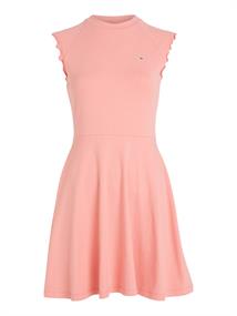 TJW BABYLOCK FIT & FLARE DRESS tickled pink