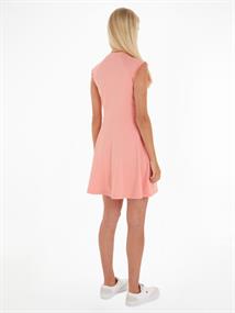 TJW BABYLOCK FIT & FLARE DRESS tickled pink