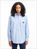 TJW BADGE BOYFRIEND SHIRT pearly blue