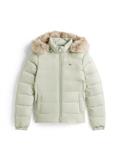 TJW BASIC HOODED DOWN JACKET EXT misty sage