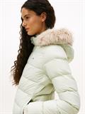 TJW BASIC HOODED DOWN JACKET EXT misty sage