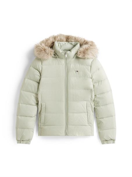 TJW BASIC HOODED DOWN JACKET EXT misty sage