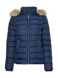 TJW BASIC HOODED DOWN JACKET twilight navy