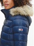 TJW BASIC HOODED DOWN JACKET twilight navy