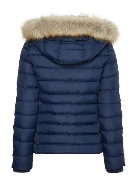 TJW BASIC HOODED DOWN JACKET twilight navy