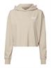 TJW BXY CROP TAPING HOODIE savannah sand