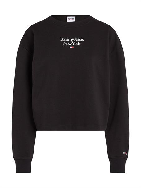 TJW BXY ESSENTIAL LOGO 1 CREW black